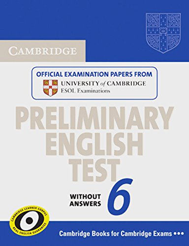 9783125397828: Cambridge Preliminary English Test 6/Student's B.