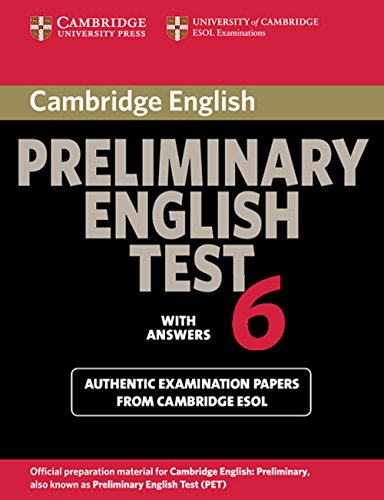 9783125397835: Cambridge Preliminary English Test 6. Student's Book with answers