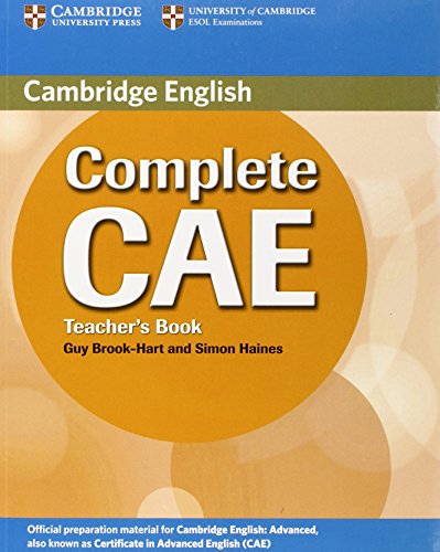 Imagen de archivo de Complete CAE / Teacher's Book a la venta por medimops