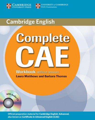 9783125397965: Complete CAE / Workbook with Audio CD