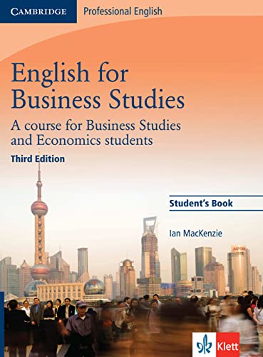 Beispielbild fr English for Business Studies - Third Edition. Student's Book zum Verkauf von medimops