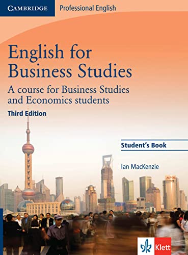9783125398900: English for Business Studies - Third Edition. Student's Book
