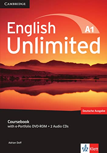 Beispielbild fr English Unlimited A1 - Starter. Coursebook with e-Portfolio DVD-ROM + 2 Audio-CDs zum Verkauf von medimops