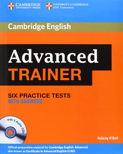 9783125399365: Cambridge Certificate in Advanced English Trainer. Practice Tests with Answers and 3 Audio CDs