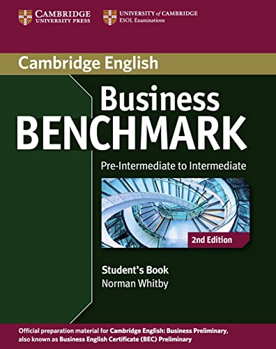 Beispielbild fr Business Benchmark 2nd Edition. Student's Book BEC Pre-intermediate/Intermediate B1 zum Verkauf von medimops