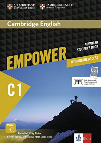 Stock image for Cambridge English Empower Advanced Students Book with Online Assessment and Practice, and Online Workbook Klett Edition for sale by Reuseabook