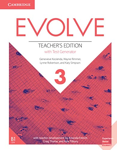 9783125404557: Evolve 3 (B1). Teacher's Edition with Test Generator: American English
