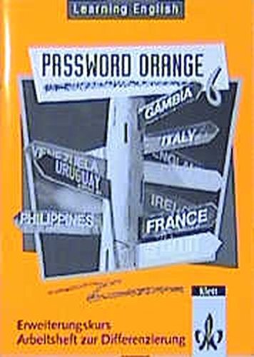 Beispielbild fr Learning English, Password Orange, Ausgabe fr Nordrhein-Westfalen, Hessen, Rheinland-Pfalz, Berlin, zum Verkauf von medimops