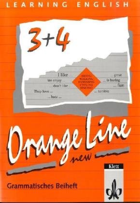 Imagen de archivo de Learning English. Orange Line 3. New. Erweiterungskurs. Grammatisches Beiheft 7./8. Klasse. a la venta por medimops