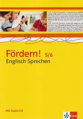 9783125470026: Frdern! Engl.5/6.Sprechen m.CD