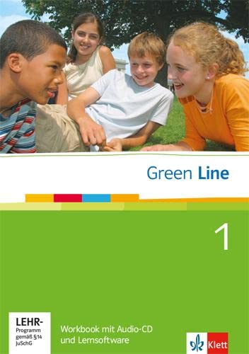 9783125471283: Green Line 1 - Workbook mit Audio-CD und Lernsoftware (fr Gymnasium)
