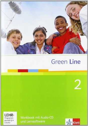9783125471382: Green Line 2. Workbook mit Audio CD und CD-ROM: 6. Klasse