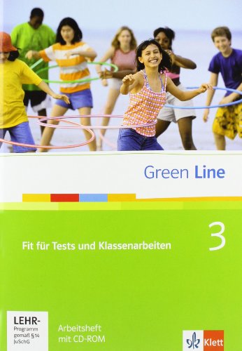 9783125472037: Green Line 3. Fit fr Tests und Klassenarbeiten. Arbeitsheft und CD-ROM mit Lsungsheft