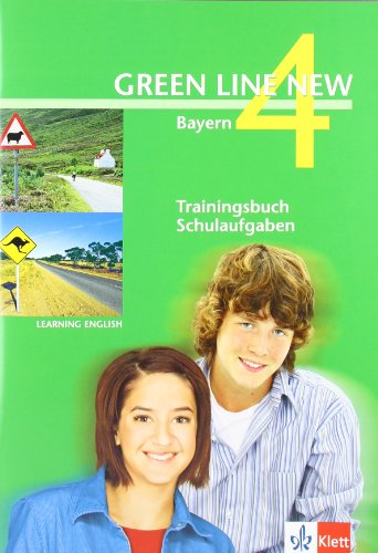 9783125472730: Green Line New 4. Trainingsbuch Schulaufgaben, Heft mit Audio-CD. Bayern: Gymnasium