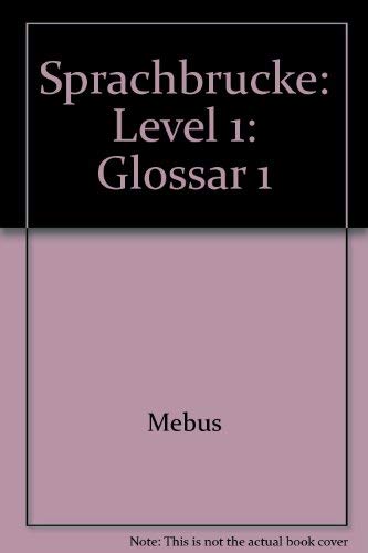 9783125575103: Glossar 1 (Sprachbrucke: Level 1)
