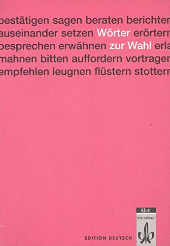 Beispielbild fr Woerter Zur Wahl zum Verkauf von Better World Books