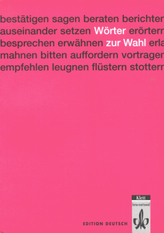 Imagen de archivo de W?rter zur Wahl (German Edition) a la venta por SecondSale