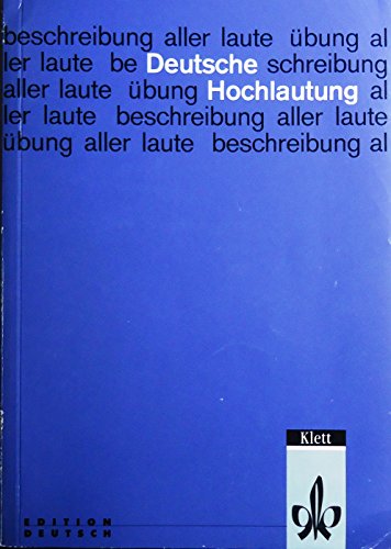 Beispielbild fr Deutsche Hochlautung zum Verkauf von Wonder Book