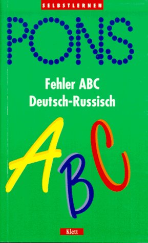 Beispielbild fr PONS Fehler ABC Deutsch - Russisch zum Verkauf von medimops
