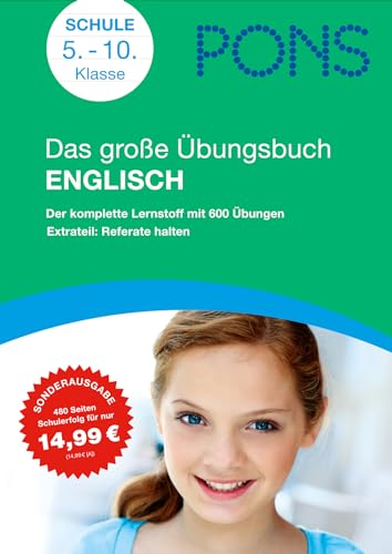 Stock image for PONS Das groe bungsbuch Englisch: Der komplette Lernstoff mit 600 bungen. Extra: Referate halten for sale by medimops