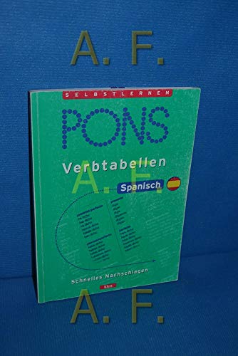 Stock image for PONS Verbtabellen, Spanisch for sale by medimops