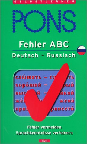 9783125608764: PONS Fehler ABC Deutsch-Russisch.