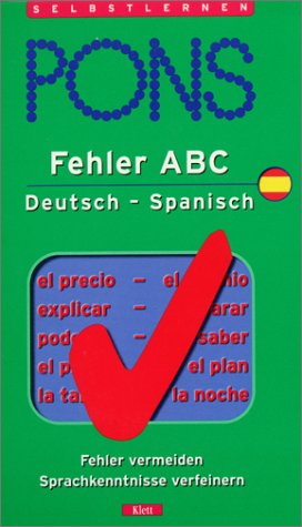 9783125608788: PONS Fehler ABC Deutsch-Spanisch.