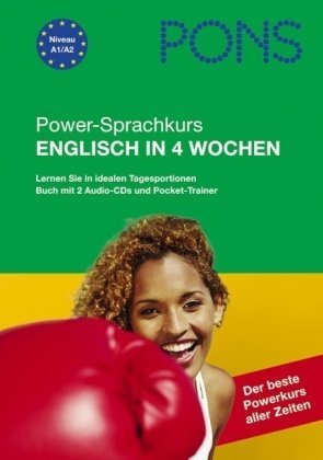 PONS Power-Sprachkurs Englisch in 4 Wochen. Buch und 2 CDs: Schnell lernen durch ideale Tagesportionen - Claudia Guderian