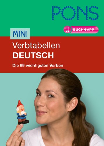 9783125619258: PONS Mini Verbtabellen Deutsch: Die 99 wichtigsten Verben
