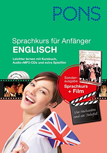 Beispielbild fr PONS Sprachkurs fr Anfnger Englisch: Leichter lernen mit Buch, Film und Audio-CDs zum Verkauf von medimops