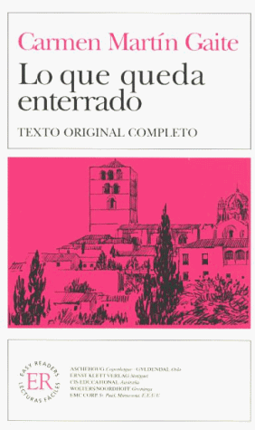 Easy Readers - Spanish: Lo Que Queda Enterrado (9783125619500) by Martin Gaite