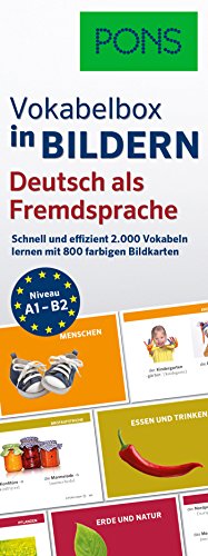 PONS Vokabelbox in Bildern Deutsch als Fremdsprache: Schnell & effizient Vokabeln lernen mit 2.000 Wörter auf 800 farbigen Bildkarten - Unknown Author