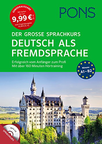 9783125628533: Pons German series: PONS Der grosse Sprachkurs Deutsch als Fremdsprache mit MP3-