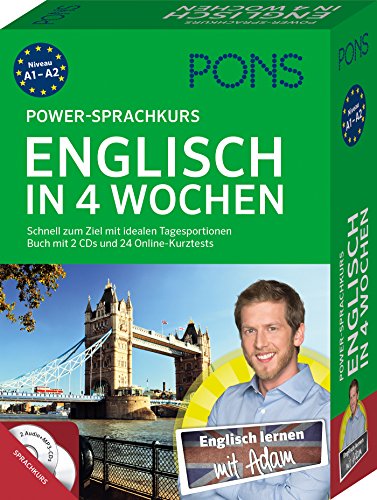 Beispielbild fr PONS Power-Sprachkurs Englisch in 4 Wochen: Schnell zum Ziel mit idealen Tagesportionen. Buch mit 2 CDs und 24 Online-Kurztests zum Verkauf von medimops