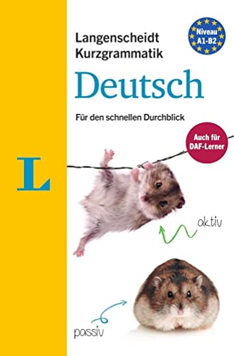 Stock image for Langenscheidt grammars and study-aids: Langenscheidt Kurzgrammatik Deutsch (Langenscheidt Short Grammar) for sale by WorldofBooks