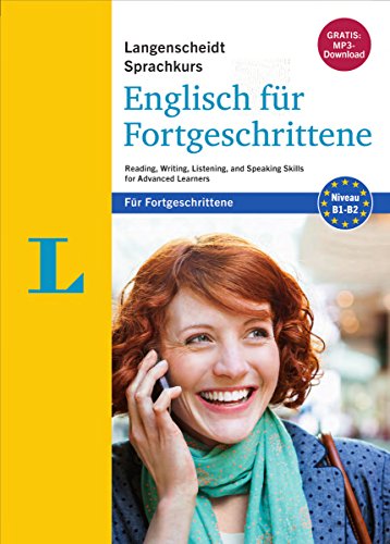 9783125632660: Langenscheidt Sprachkurs Englisch fr Fortgeschrittene - Sprachkurs mit 4 Bchern und 2 MP3-CDs