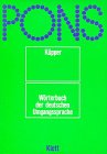 Pons Wörterbuch der deutschen Umgangssprache (German Edit - Küpper, H