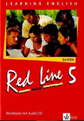 9783125811751: Red Line New 5. Workbook mit Audio-CD. Bayern