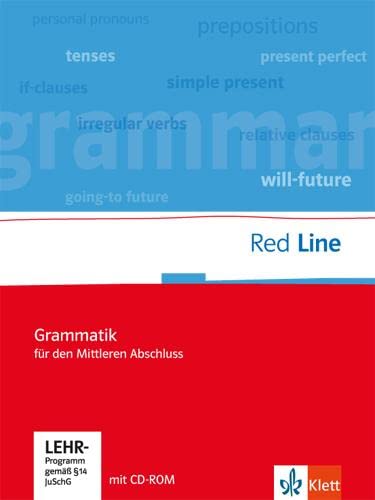 9783125811973: Red Line. Klassen 5-10. Grammatik fr den mittleren Abschluss mit Lernsoftware