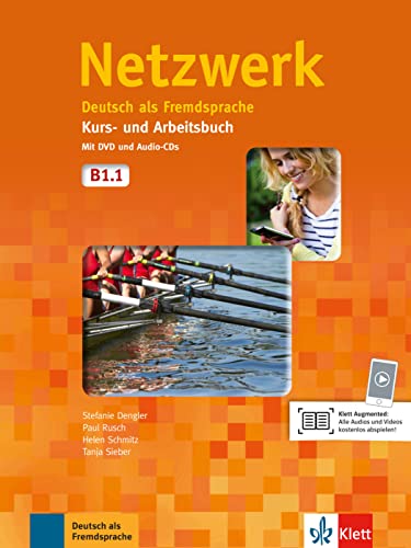 Stock image for Netzwerk B1.1. Kurs- und Arbeitsbuch + DVD, + 2 CD (+ DVD) for sale by Books From California