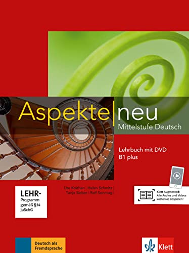 Imagen de archivo de Aspekte. Lehrbuch mit DVD B1+. Neubearbeitung: Mittelstufe Deutsch. Lehrbuch mit DVD a la venta por HPB-Diamond