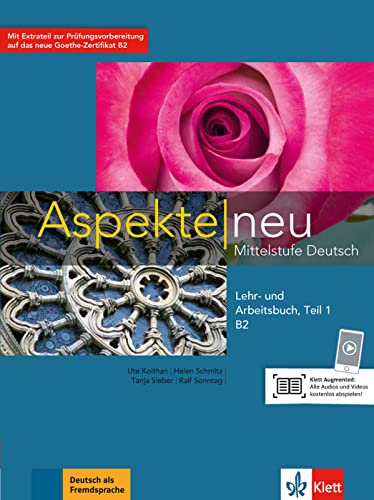 9783126050272: Aspekte neu in Halbbanden: Lehr- und Arbeitsbuch B2 Teil 1 mit CD: Lehr- und Arbeitsbuch B2.1 mit CD