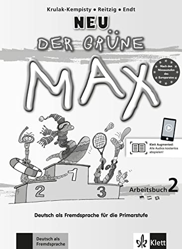 Imagen de archivo de Der Grune Max Neu: Arbeitsbuch 2 MIT Audio-CD: Deutsch als Fremdsprache fr die Primarstufe a la venta por Revaluation Books