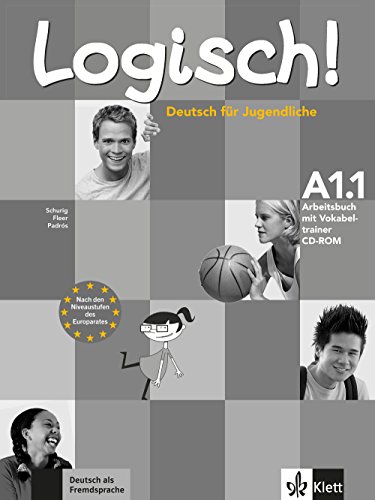 9783126051729: Logisch in Teilbanden: Arbeitsbuch A1.1 mit Vokabeltrainer CD-Rom