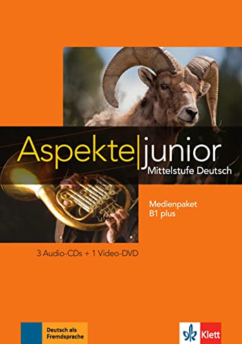 Aspekte junior B1 plus: Mittelstufe Deutsch. Medienpaket (3 Audio-CDs + Video-DVD) (Aspekte junior / Mittelstufe Deutsch) - Koithan, Ute, Schmitz, Helen