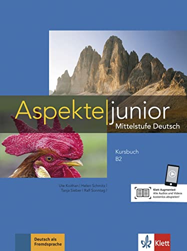 9783126052542: Aspekte junior: Kursbuch B2 + Audios zum Download