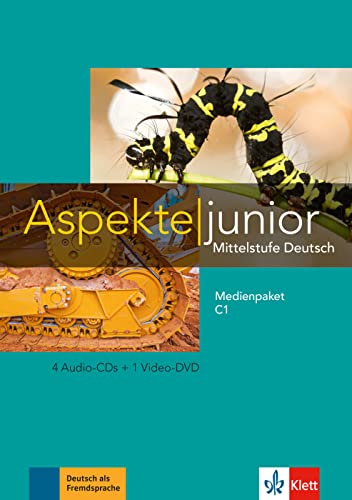 Stock image for Aspekte junior C1: Mittelstufe Deutsch. Medienpaket (4 Audio-CDs + Video-DVD) (Aspekte junior / Mittelstufe Deutsch) for sale by medimops