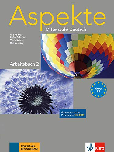 Imagen de archivo de Aspekte 2 (B2) - Arbeitsbuch mit bungstests auf CD-ROM: Mittelstufe Deutsch a la venta por medimops