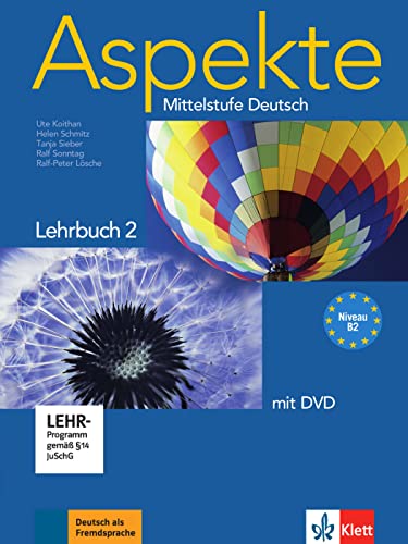 Stock image for Aspekte 2 (B2) - Lehrbuch mit DVD: Mittelstufe Deutsch for sale by medimops