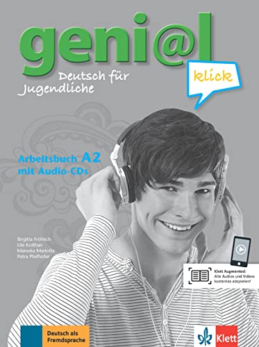 Imagen de archivo de geni@l klick A2: Deutsch für Jugendliche. Arbeitsbuch mit 2 Audio-CDs (geni@l klick: Deutsch als Fremdsprache für Jugendliche) a la venta por Books From California
